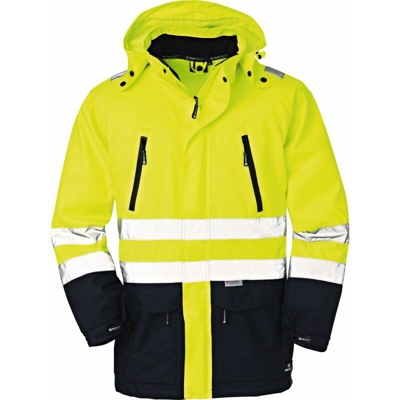 Giacca Ad Alta Visibilità Detroit Giallo/Blu,Taglia L - PROTECT WORKWEAR