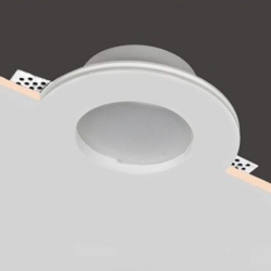 Universo - Faretto in gesso da incasso con vetro forma rotonda GS-15 características