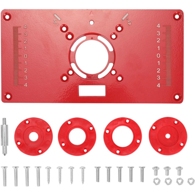 tabella di router piatto inserto in alluminio legno Panche di legno multifunzionali modelli di router Trimmer incisione macchine utensili con 4