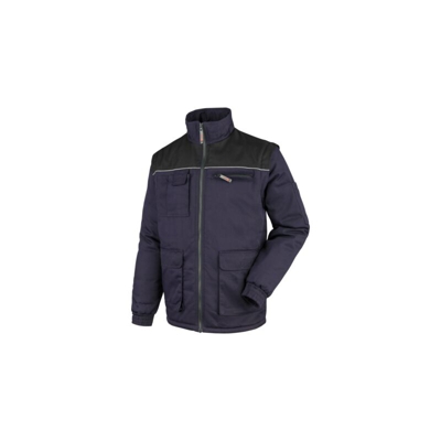 Giacca invernale blu a maniche staccabili Würth MODYF, Taglia XL