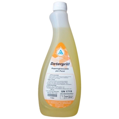 Aral - Detergrill Detergente Super Sgrassante per Rimuovere Sporco da Forni Grill e Barbecue Italiano 750ml