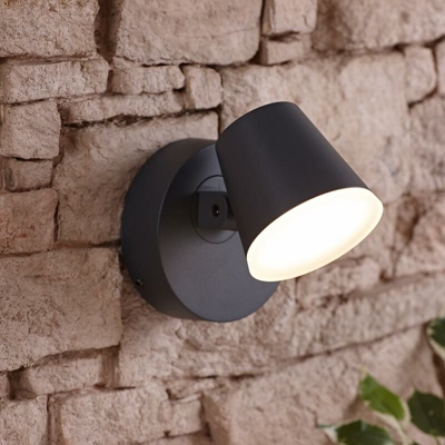 Biard - Dalen Lampada Orientabile da Parete con LED da 12,5 W per Esterno - Grigio