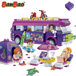 Scuola di surf BanBao 6123 Costruzioni 375 pezzi combinabili con i mattoncini LEGO características