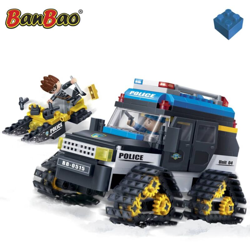 Automobile da neve della polizia BanBao Costruzioni combinabili con i mattoncini LEGO en oferta