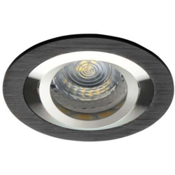 faretto incasso seidy 80 mm CE GX5,3 IP20 interno nero orientabile tondo kan 18288 - KANLUX precio