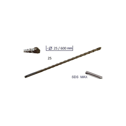 Grecoshop - Punta gigante a doppia elica attacco SDS MAX 600x25mm características