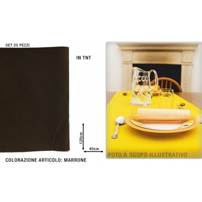 Bighouse It - FASCIA RIDER TNT CONF. 25 PZ. CM.40X120 MARRONE