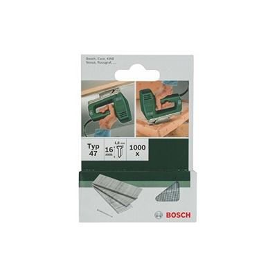 Bosch Home And Garden - Bosch 2609255809 - Chiodi tipo 47 per graffatrice, 16 mm, confezione da 1.000