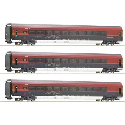 3 pz. Kit: Railjet, EBB 74087 - Roco