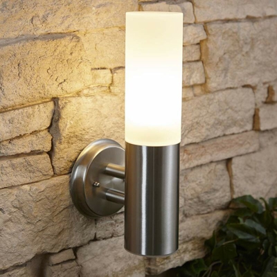 Applique Moderno da Parete a LED Biard Allende - Protezione IP44 in Acciaio Inox