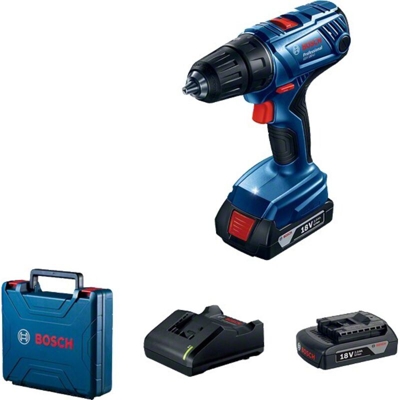 Bosch - Trapano avvitatore con set di accessori