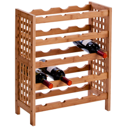 Cantinetta Portabottiglie in Bamboo 20 Posti - ZELLER características