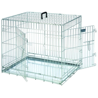 Karlie gabbie cani metal galvanized 4/5 mm - l 109 x p 70 x h 76 cm - Flamingo