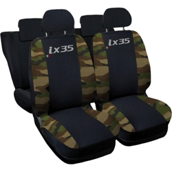 COPRISEDILI AUTO HYUNDAI ix35 FODERE BICOLORE NERO - MIMETICO CLASSICO - LUPEXSHOP precio