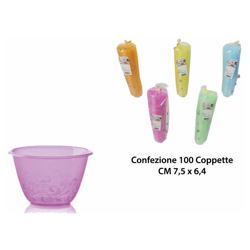 Bighouse It - COPPA KOKO' CF.100 PZ. CC.100 CM.7,5X6,4h MULTICOLOR en oferta