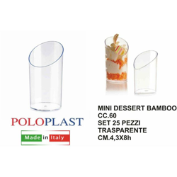 Bighouse It - MINIDESSERT BAMBOO CF.25 PZ. CC.60 CM.4,3X8h TRASP. precio