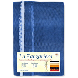 TENDA RETE ZANZARIERA DA ESTERNO GIARDINO BALCONE sfumato BLU CM.150X250 - TEX FAMILY características