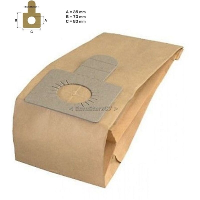 Eurostore07 - 8 SACCHETTI ASPIRAPOLVERE VETRELLA BALLERINA TUTTI I MODELLI DL 1