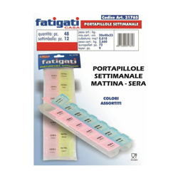 Bighouse It - PORTAPILLOLE SETTIMANALE SET 2 PZ. precio