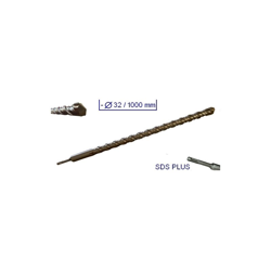 Punta gigante a doppia elica attacco SDS Plus 1000x32mm - GRECOSHOP precio