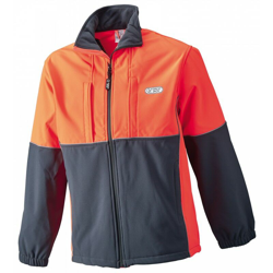 FP - Giacca , Softshell, Taglia S (46/48) Antracite/Rosso Vivace en oferta