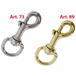 Moschettoni universali - Art. 73 - Finitura Nichelati 3/4' - mm. 20x88 conf. 20 pz - EAC en oferta