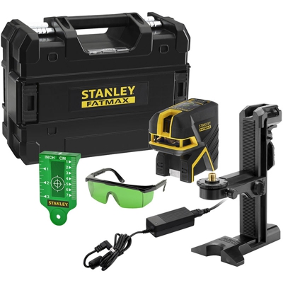 Stanley Livella laser al litio a croce + 5 punti FATMAX SCGi-P5, raggio verde - FMHT77598-1