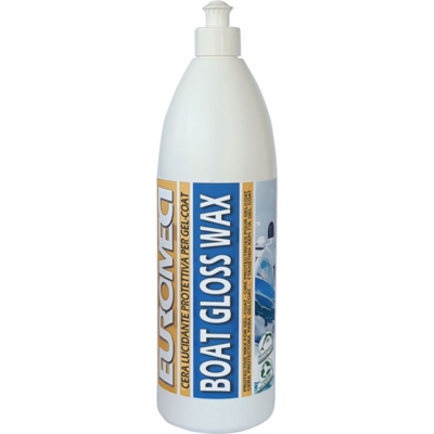 Euromeci boat gloss wax polish lucidante per gel-coat+cera confezione da 1litro