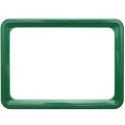 Quadro per cartelli, manifesti e segnaletica verde de la dimensione A4 306x215mm - Primematik en oferta