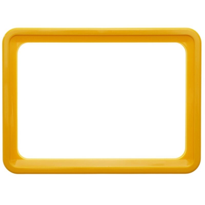 PrimeMatik - Quadro per cartelli, manifesti e segnaletica giallo de la dimensione A3 427x304mm