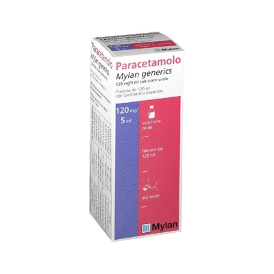 Paracetamolo Mylan Generics 120 mg/5 ml