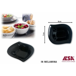 Bighouse It - CIOTOLINA MELAMINA CM.8X7X2h NERO LE PETIT DIAMONDS precio