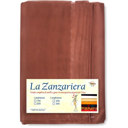 Tex Family - TENDA RETE Zanzariera MARQUISETTE DA ESTERNO Piombata IN 4 MISURE DIVERSE UNITO MARRONE Cm. 200 x 250 en oferta