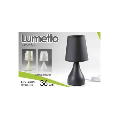 LAMPADA DA TAVOLO LUMETTO CM.36h 3 COLORI - BIGHOUSE IT