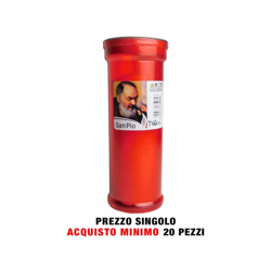 Bighouse It - LUMINO CERA GRANDE ROSSO T60 DURATA 4 G. GR.220 precio