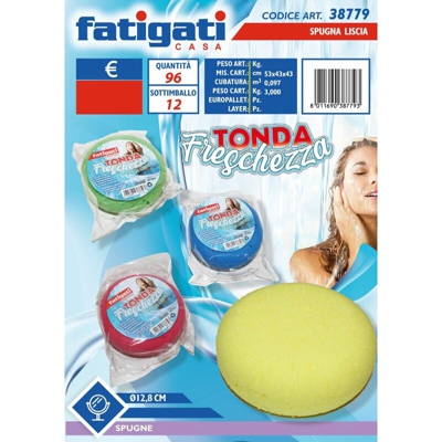 Spugna Tonda Liscia Cm.12,8 - BIGHOUSE IT