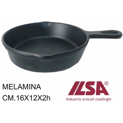 Bighouse It - PADELLINA MELAMINA CM.12 NERO