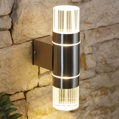 Applique da Parete a LED Biard Gell per Giardino Acciaio Inox