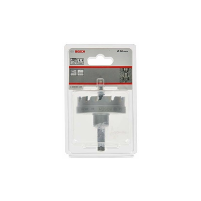 Bosch Professional Precision for Sheet Metal Sega a tazza in metallo duro, Accessorio per Foratrice, Acciaio Inox, � 60 mm