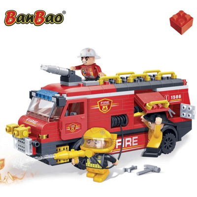 Banbao - Squadra di salvataggio dei vigili del fuoco combinabili con i mattoncini LEGO