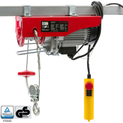 Paranco elettrico Verricello elettrico Montacarichi Cavo elettrico 100/200 kg - Arebos en oferta