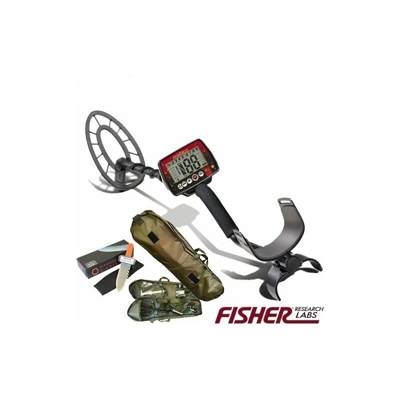 Metal detector f44 piastra 11 + accessorio scavo detecnix + borsa - Fisher