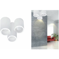 Plafoniera gesso lampada da interno applique da soffitto 3 cilindri gu10 GS-5026 - DRIWEI precio