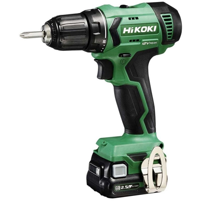 Trapano batteria Hitachi 12V 2.5ah avvitatore reversibile brushless mandrino 0.8-10mm