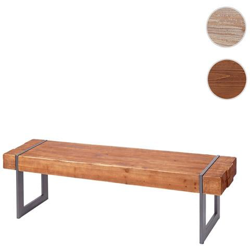 Panca Hwc-a15 Legno Pino Massello Struttura In Metallo 160cm Colore Marrone precio