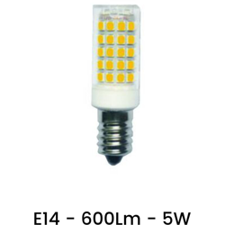 Lampadina LED E14 5W vari toni di luce | Bianco Naturale 4000K - UNIVERSO precio