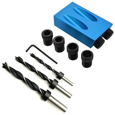 Fai da te carpenteria tasca foratura modello di set Carving Tools adattatore Carpenter vite - ASUPERMALL