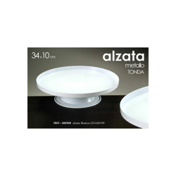 Bighouse It - ALZATA METALLO CM.34X10h COLORE BIANCO en oferta