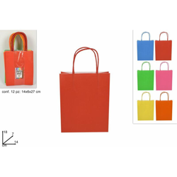 Bighouse It - BUSTA CARTA REGALO CM.18X7X14 6 COLORI precio