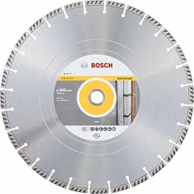 Bosch Professional 2608615073 Disco diamantato (calcestruzzo e muratura, 400 x 25,40 mm, smerigliatrice a Benzina), Colore:, � 400 mm x 1